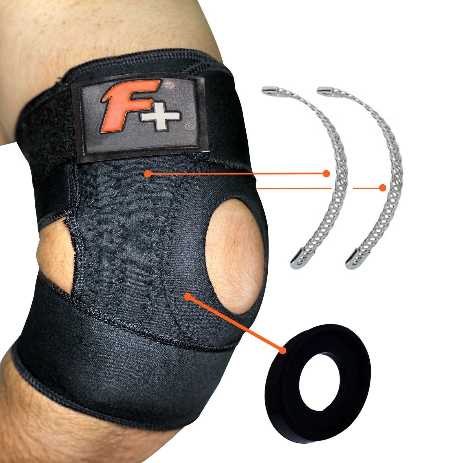 Adjustable Neoprene Elbow Support Brace with Spring Straps for Arthritis Relief - FutureplusukNeoprene Elbow Support Brace