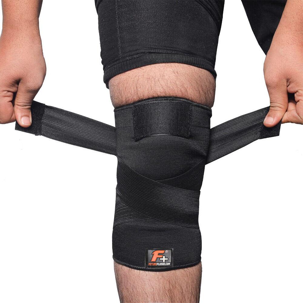 Knee Support Compression Sleeves with Straps – Adjustable Support for Pain Relief and Joint Stability - FutureplusukKnee Support Sleeves with Straps